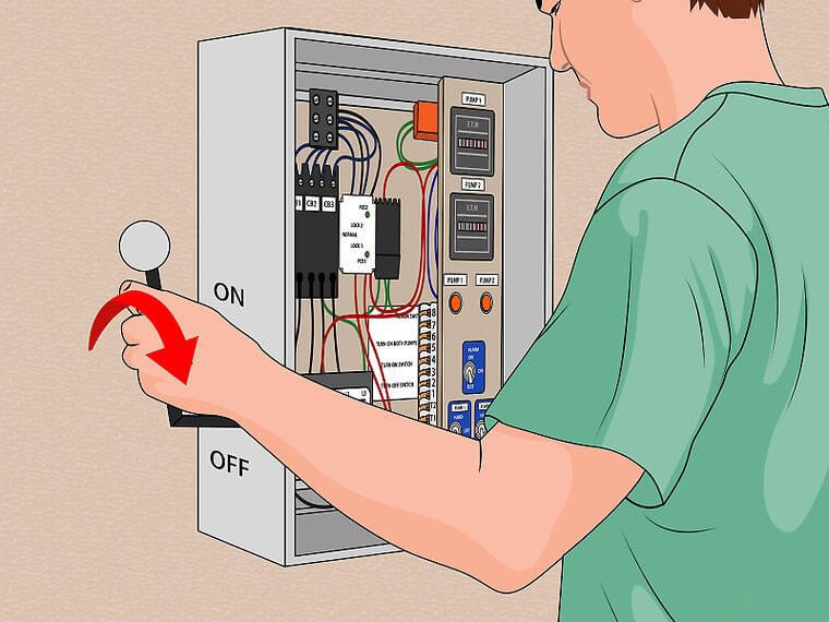 Ugasiti dotok električne energije