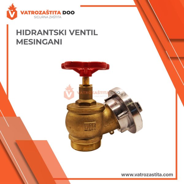 Kutni mesingani ventil